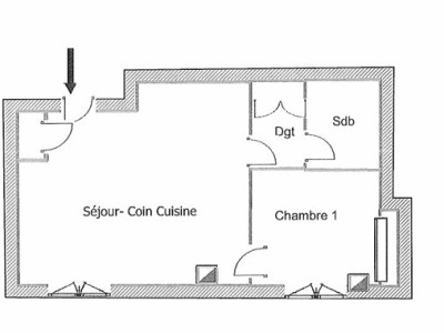 APPARTEMENT T2 A LOUER - LYON 3EME ARRONDISSEMENT - 42.16 m2 - 617�&euro; charges comprises par mois
