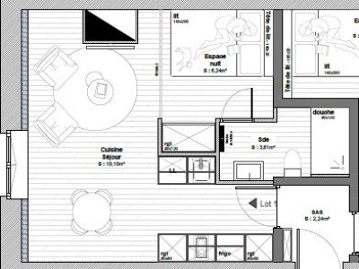 APPARTEMENT T1 A VENDRE - LYON 9EME ARRONDISSEMENT - 29 m2 - 125�000�&euro;