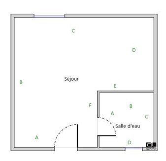 APPARTEMENT T1 A LOUER - LYON 3EME ARRONDISSEMENT - 13.25 m2 - 416,68�&euro; charges comprises par mois