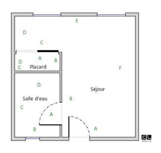APPARTEMENT T1 A LOUER - LYON 3EME ARRONDISSEMENT - 18.73 m2 - 547 &euro; charges comprises par mois