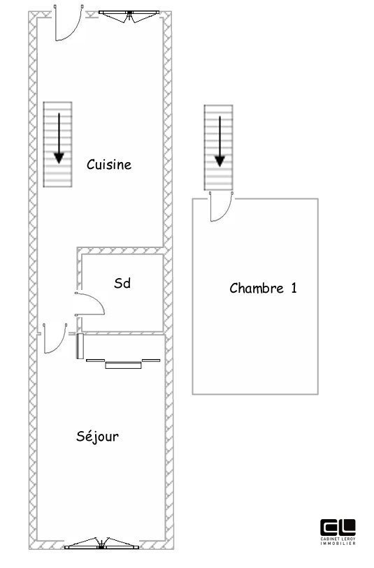 T1 bis A LOUER - VILLEURBANNE république - 41.14 m2 - 705 &euro; charges comprises par mois