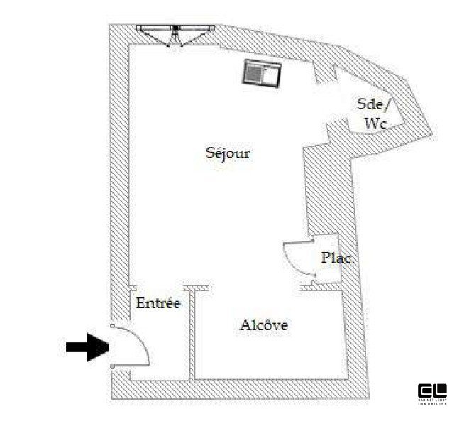 APPARTEMENT T1 A VENDRE - LYON 1ER ARRONDISSEMENT - 15.3 m2 - 68000€