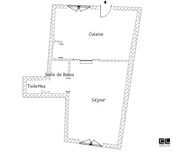 APPARTEMENT T1 A VENDRE - VILLEURBANNE - 29.2 m2 - 129�000�&euro;