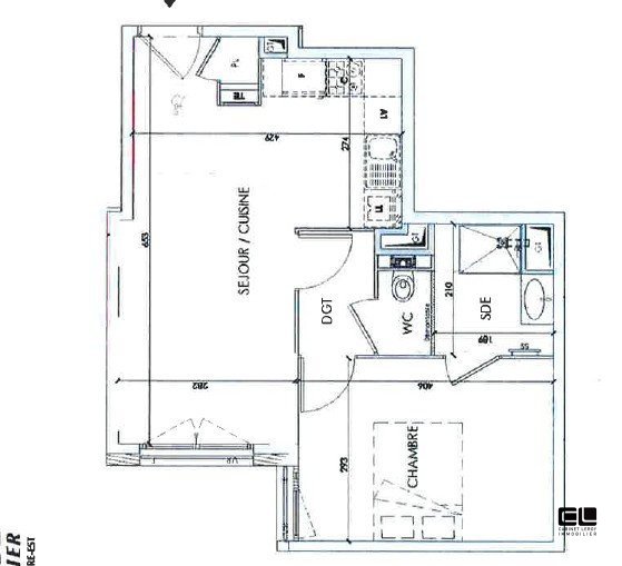 APPARTEMENT T2 A LOUER - LYON 9EME ARRONDISSEMENT - 42.73 m2 - 749 &euro; charges comprises par mois