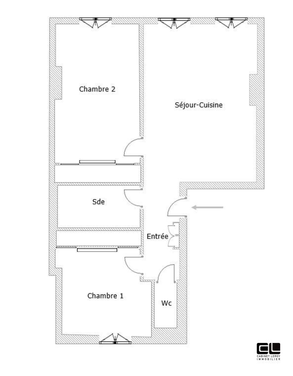 APPARTEMENT T2 A LOUER - LYON 9EME ARRONDISSEMENT - 53.65 m2 - 755�&euro; charges comprises par mois