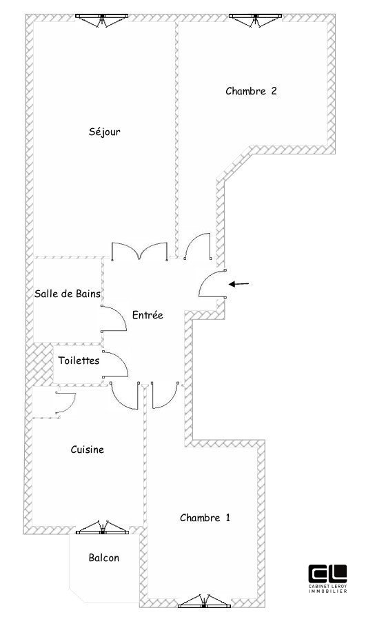 APPARTEMENT T3 A LOUER - LYON 3EME ARRONDISSEMENT - 67.4 m2 - 1�291�&euro; charges comprises par mois