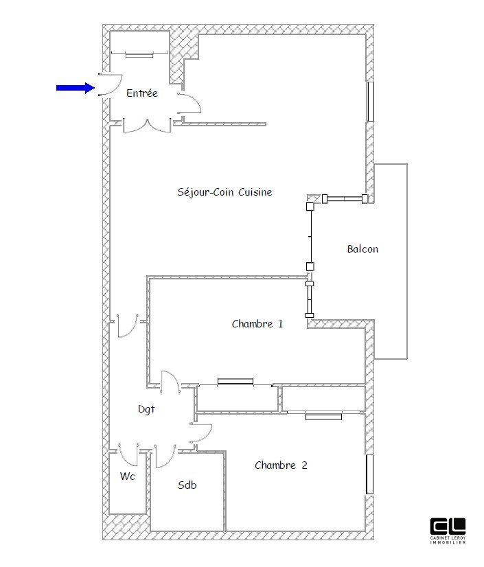 APPARTEMENT T3 A LOUER - LYON 9EME ARRONDISSEMENT - 68.25 m2 - 1�105�&euro; charges comprises par mois