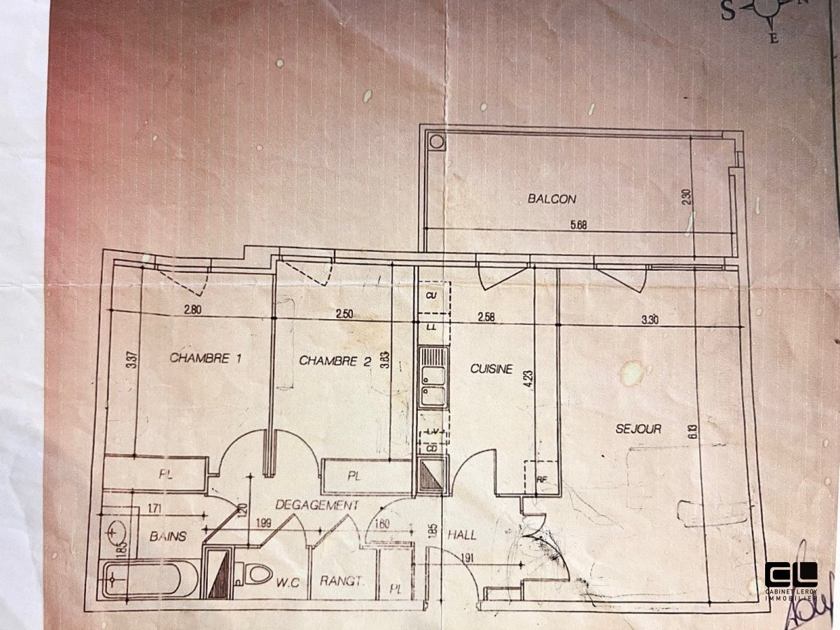 APPARTEMENT T3 A VENDRE - STE FOY LES LYON - 66.29 m2 - 340000€
